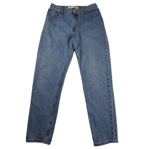 Levis 550 Classic Relaxed Tapered High Rise Medium Wash Blue Jeans Y2K Women 12L